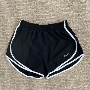 Nike Shorts Black and White in size Medium